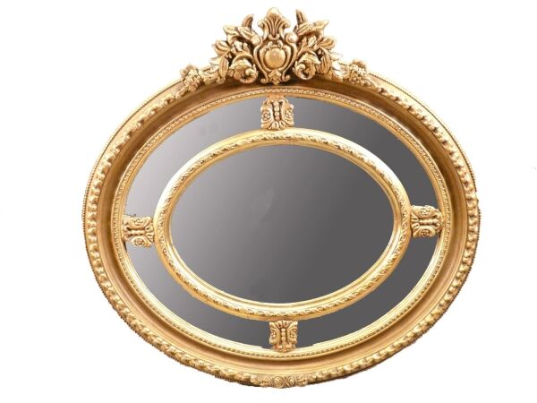 Miroir Louis XV en bois doré -