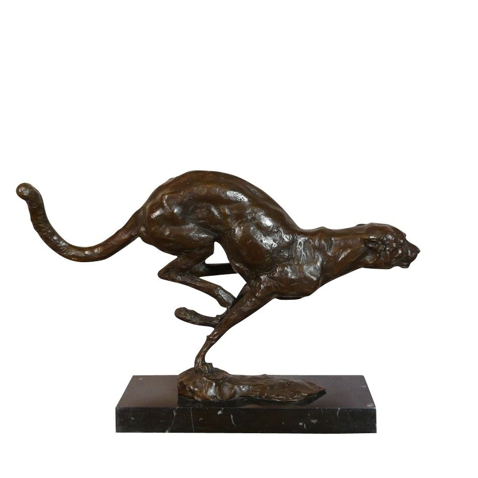 Statue en bronze - Le guépard 1 Statue bronze - Le guépard - Sculptures art deco