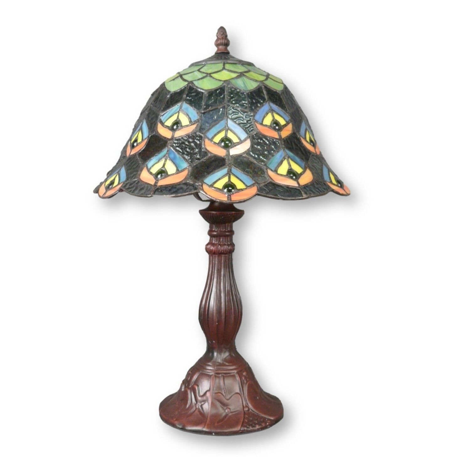 Lampe Tiffany "Peacock" 2 Lampe Tiffany peacock - Lampes de table Tiffany
