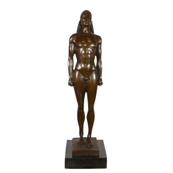 Kouros - Reproduction - bronze d'une statuette Grecque des Kouroî