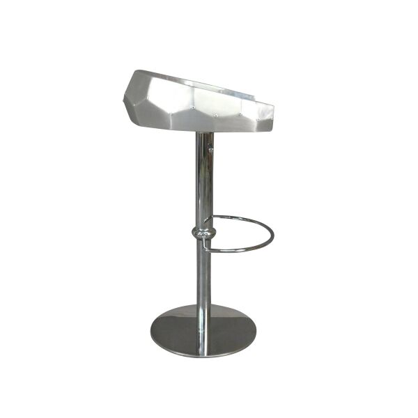 Tabouret aviateur 2 Chaise aviateur de bar en alu