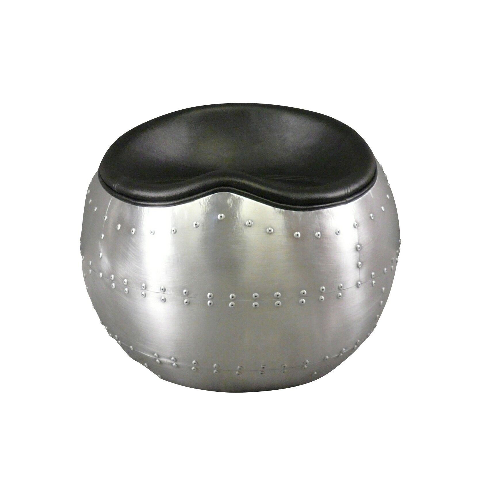 Pouf aviateur noir - Fauteuils aviateur