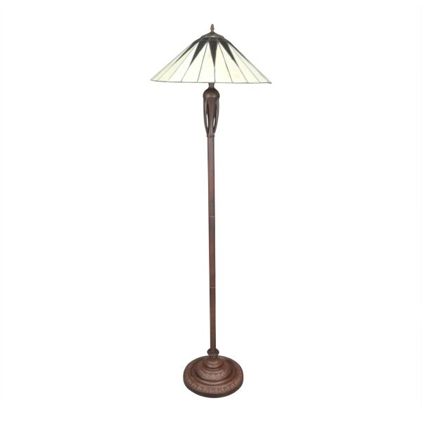 Lampadaire Tiffany style art déco 2 Lampadaire Tiffany art déco style 1930