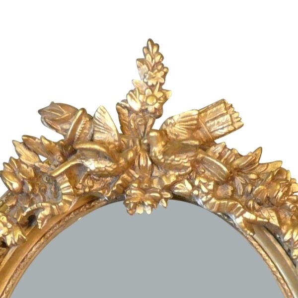 Miroir baroque ovale 97 cm 2 Petit miroir baroque ovale 97 cm