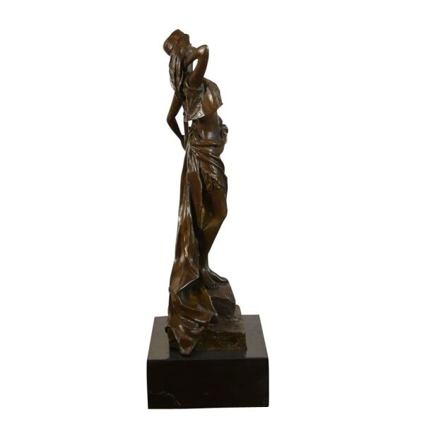 Statue en bronze de Terpsichore déesse Grecque - Sculptures en bronze -