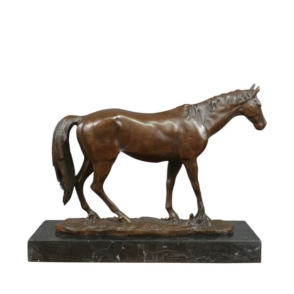 Sculpture en bronze d'un cheval - Statues de chevaux -