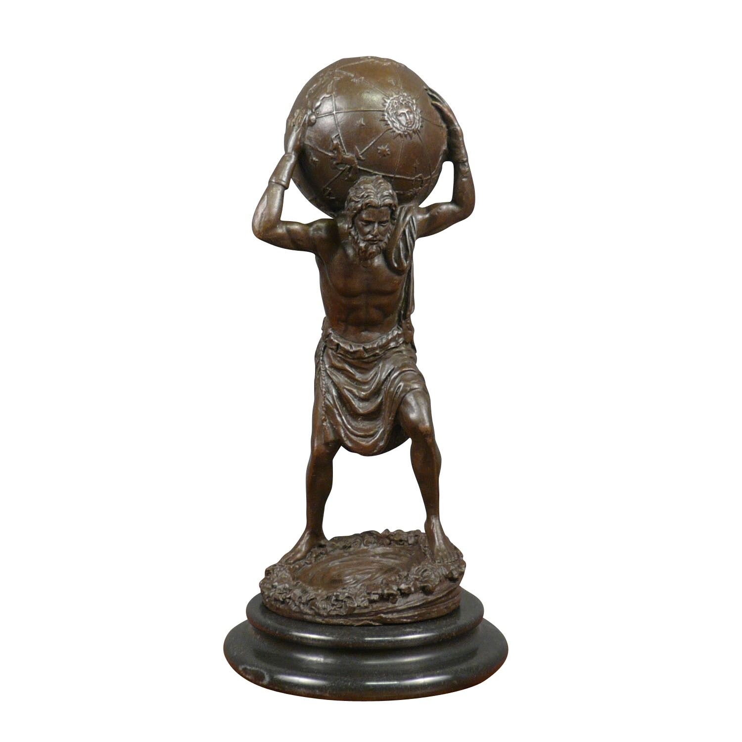 Statue en bronze d'Atlas 1 Statue en bronze d'Atlas - Sculpture -