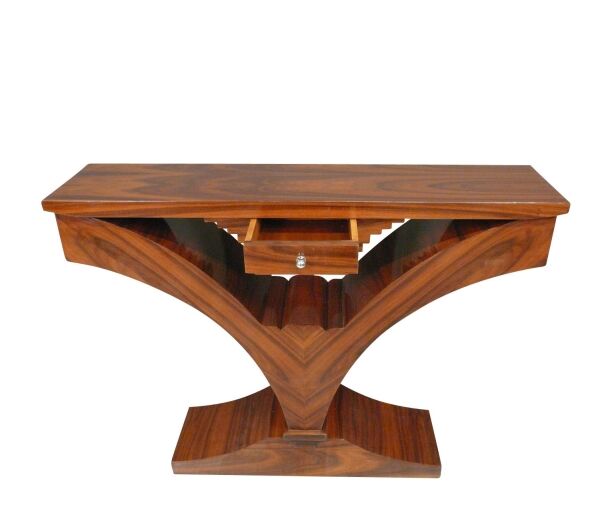 Console art déco en palissandre 3 Console art déco en palissandre