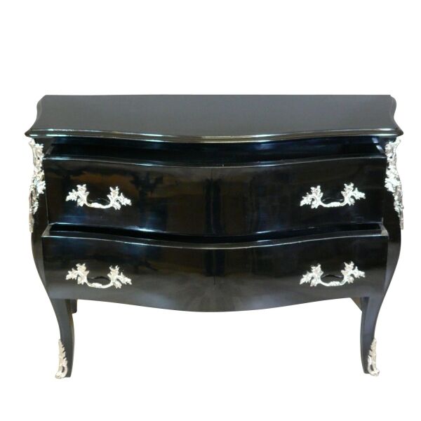 Commode baroque noire 3 Commodes baroque noire