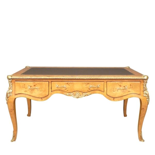 Bureaux Louis XV en loupe d'orme