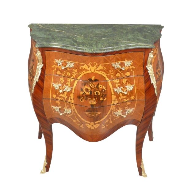 Commode galbée Louis XV 4 Commode Louis XV - Meubles Louis XV